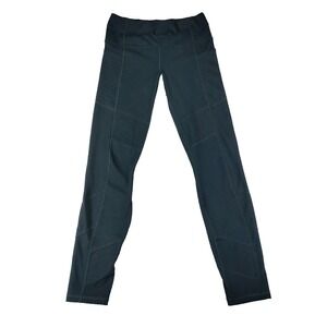 Active Life Womens Ankle Leggings Mid Rise Elastic Waist‎ Workout Black Small